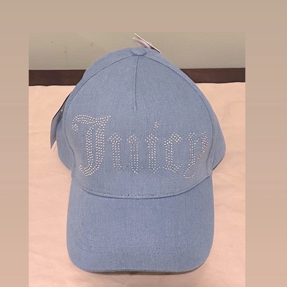 NWT Juicy Couture Denim Blue Hat